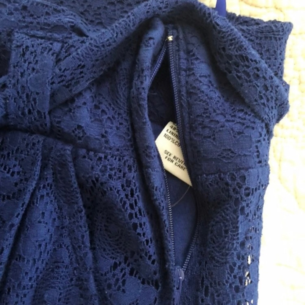 🎉SALE🎉 G by Giuliana Rancic Blue Lace Women’s Short Sz 6 - Picture 8 of 8